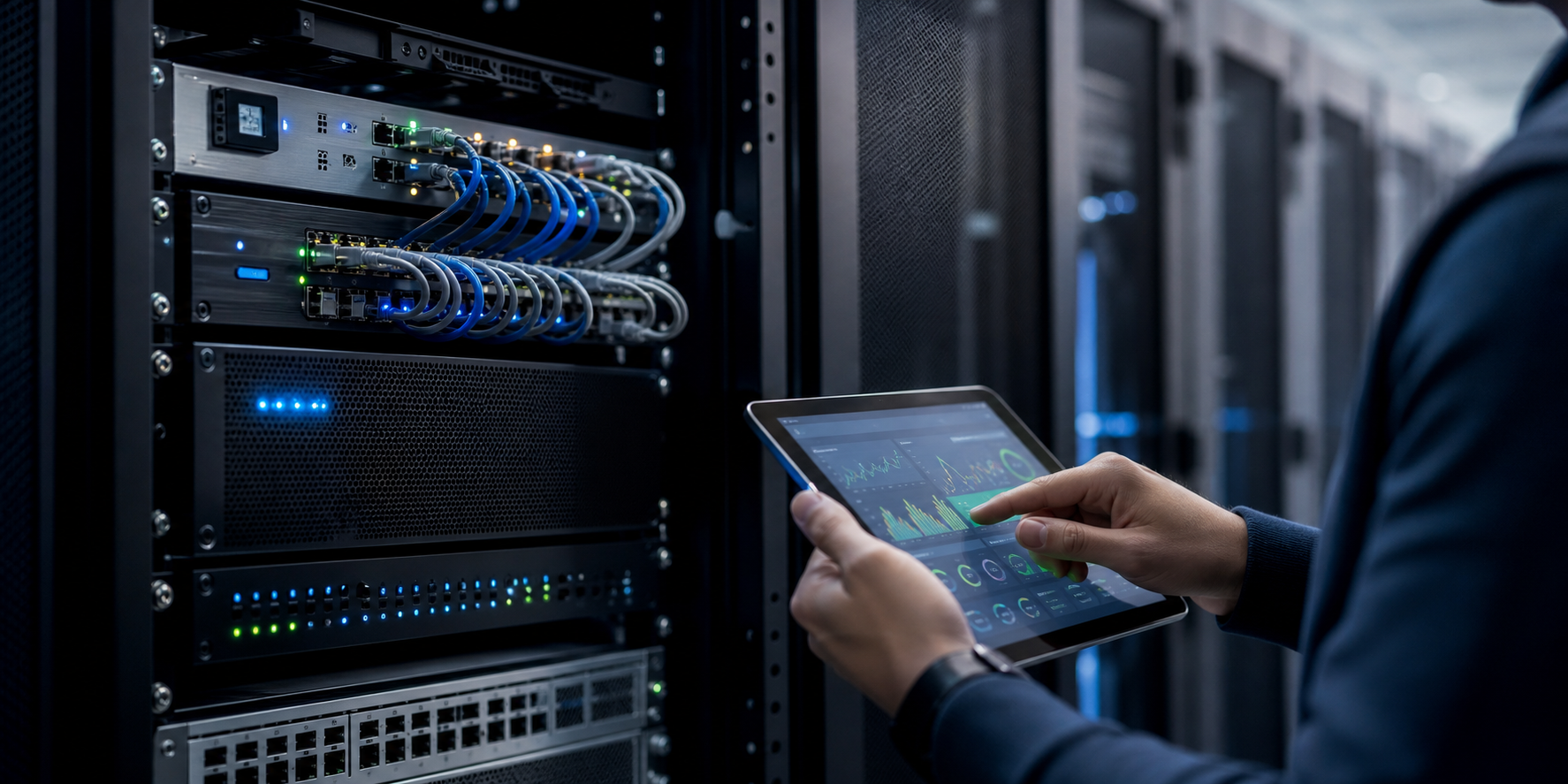 Server, Netzwerk und sichere IT-Infrastruktur