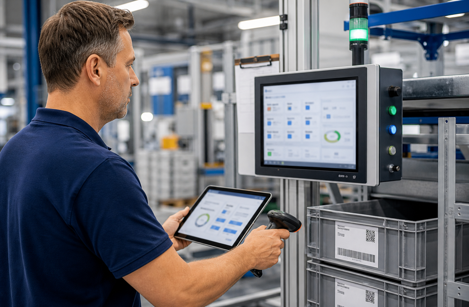 Betriebsdatenerfassung in Produktion und Logistik